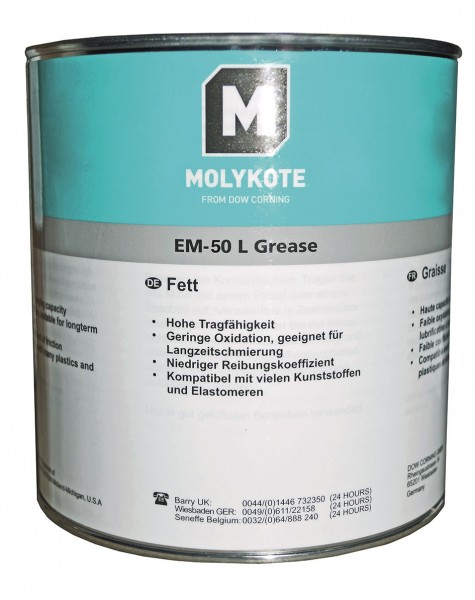 MOLYKOTE EM-50L Hochleistungsfett in der 1kg Dose